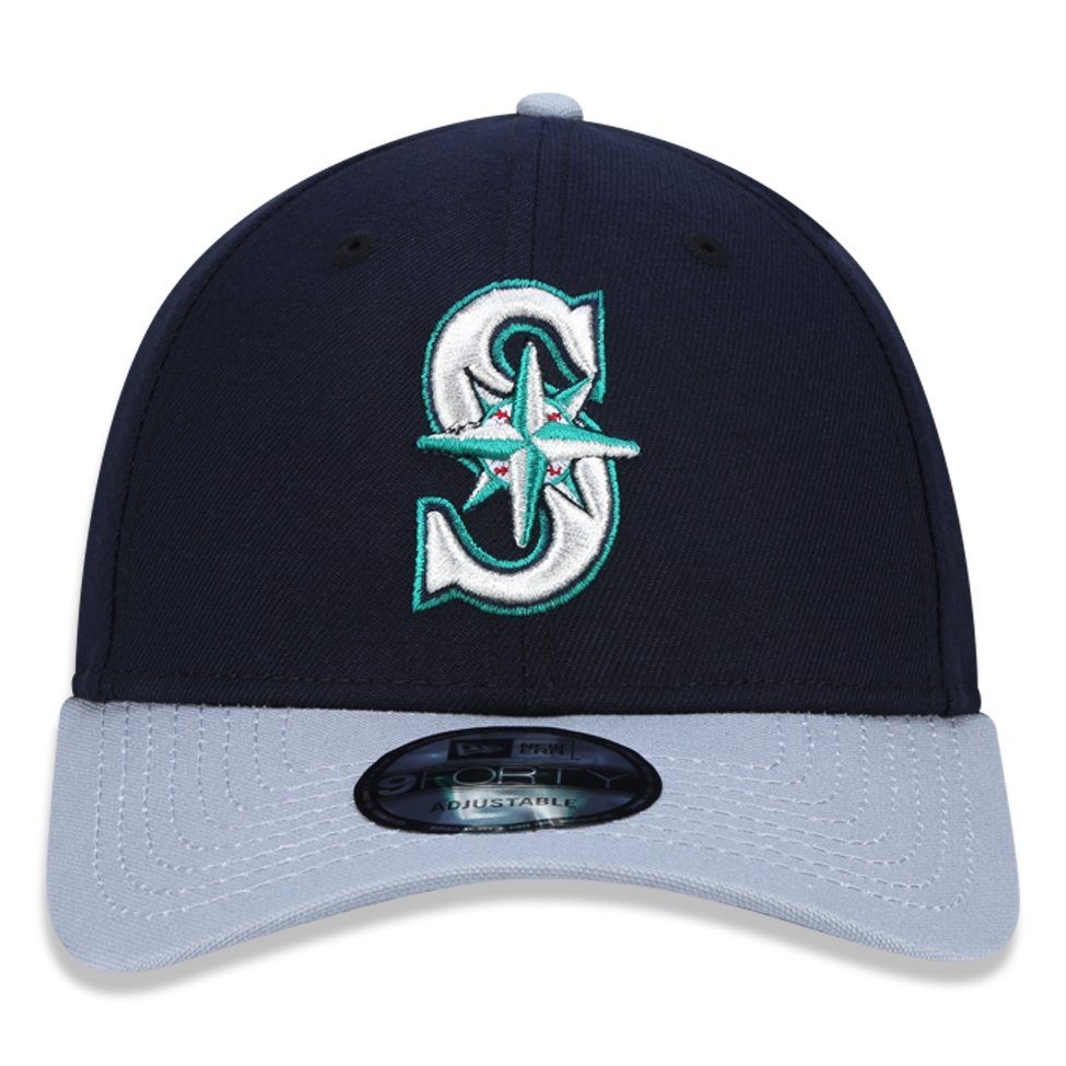 Bone New Era 9FORTY MLB Seattle Mariners Azul 2