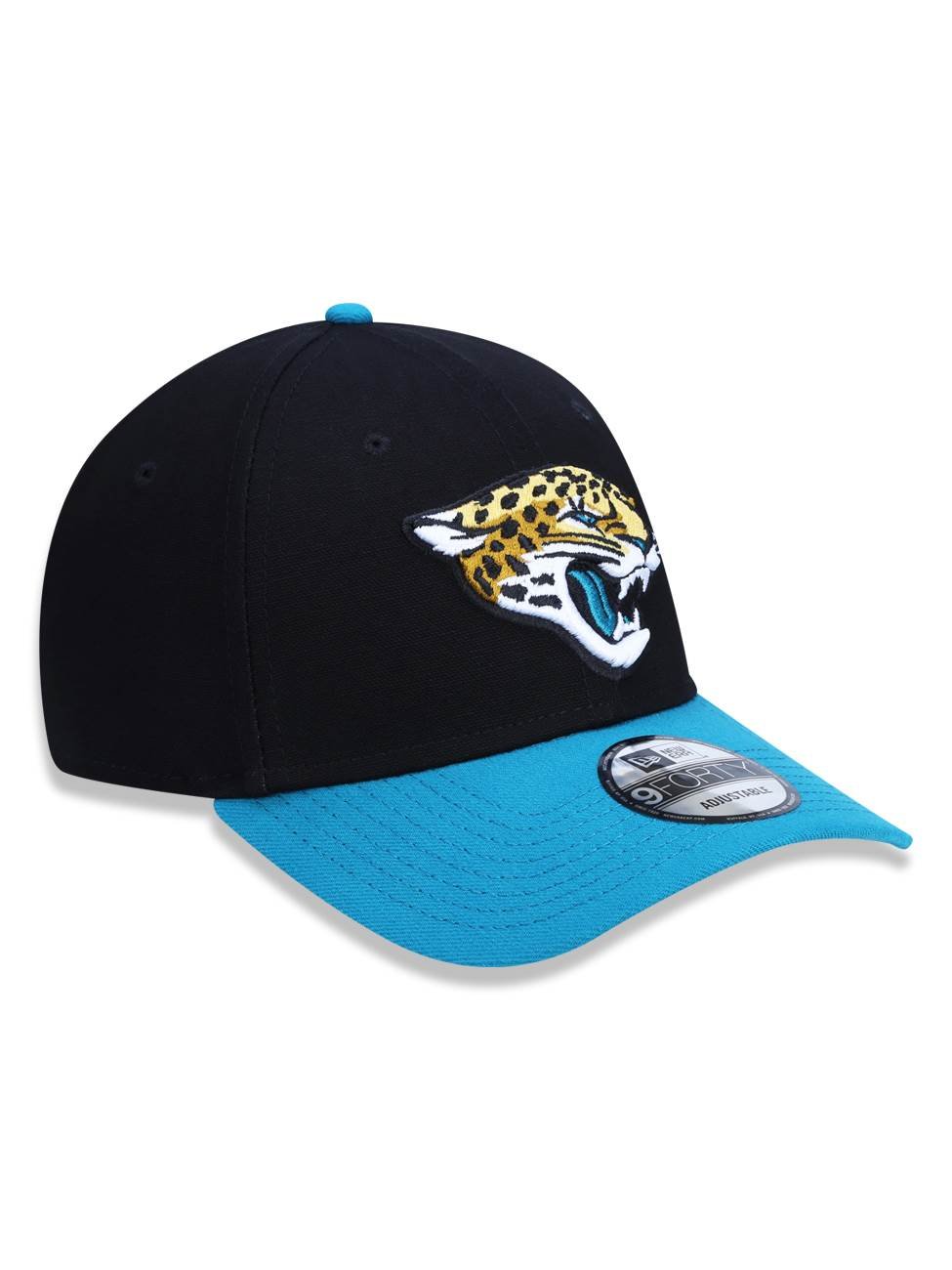 Bone New Era 9FORTY Jacksonville Jaguars NFL Preto 3