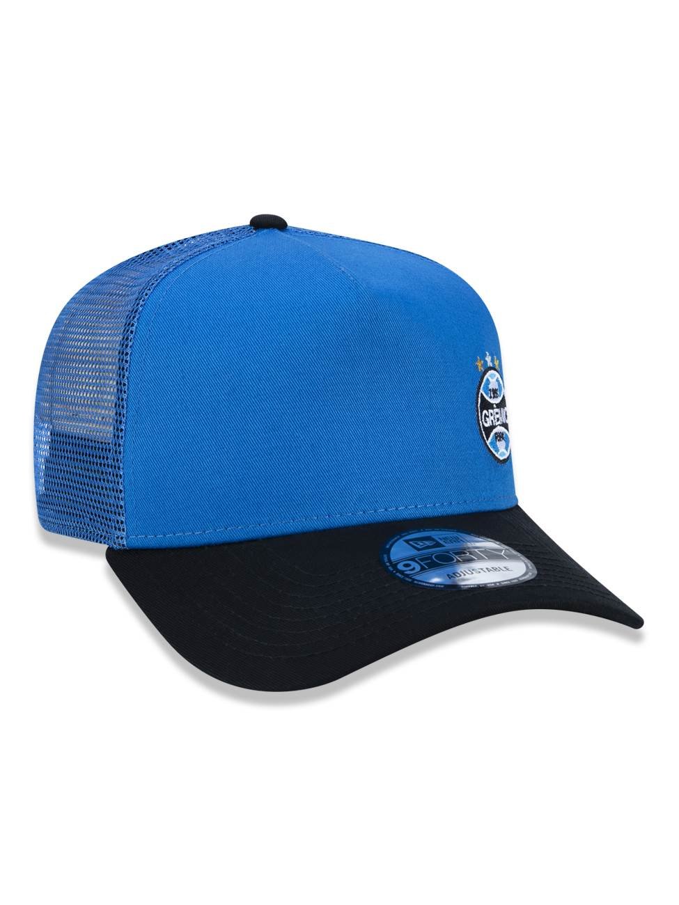 Bone New Era 9FORTY A-Frame Trucker Gremio Azul 3