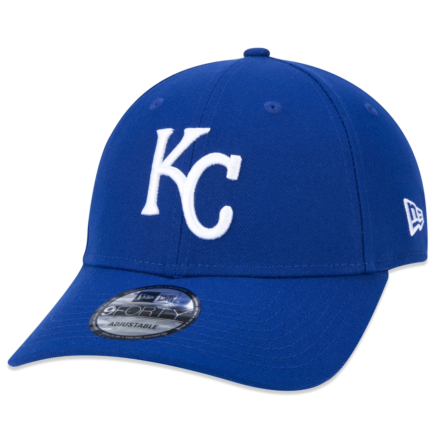 Bone New Era 9FORTY Snapback MLB Kansas City Royals Aba Curva Azul Royal Azul 1