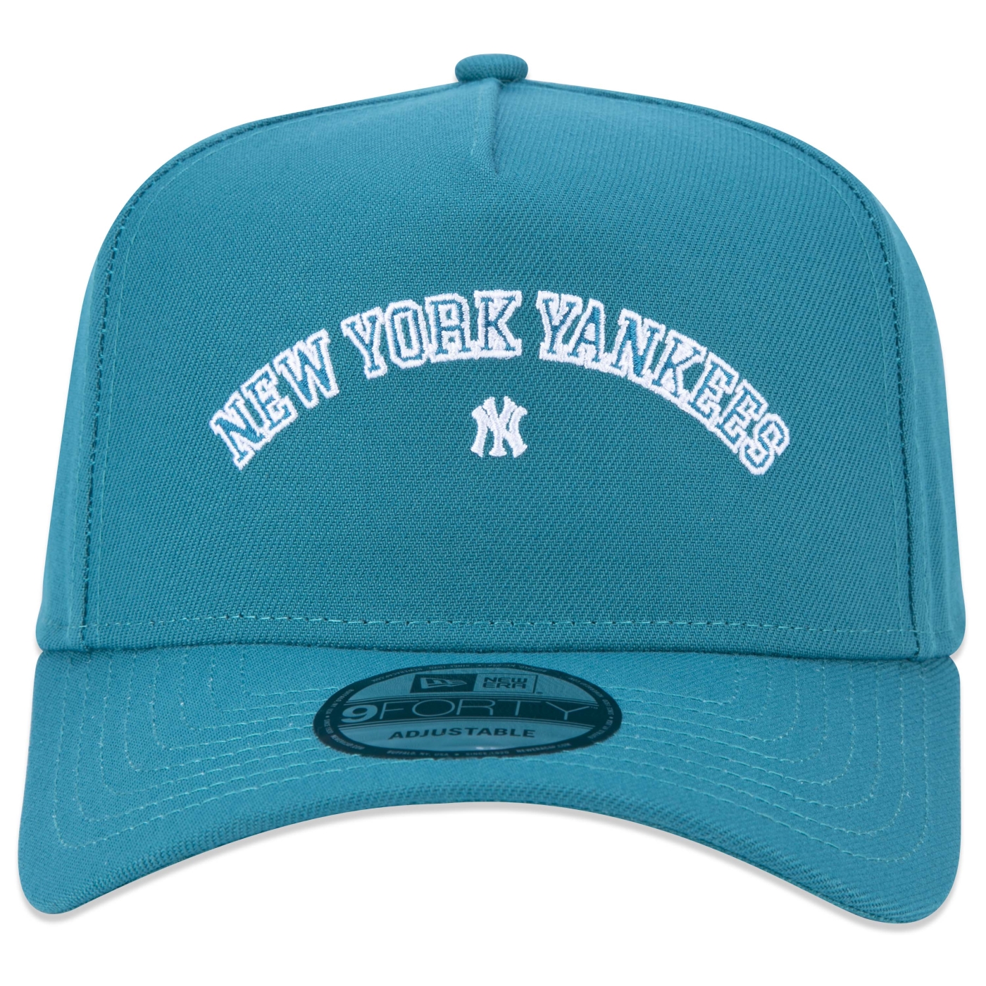 Bone New Era 9FORTY A-Frame Snapback MLB New York Yankees Vintage Aba Curva Verde Verde 2