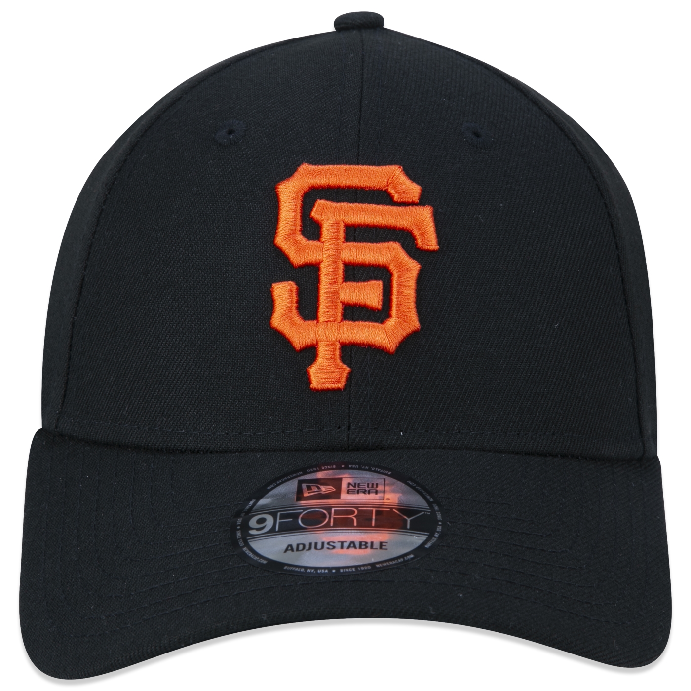 Bone New Era 9FORTY Snapback MLB San Francisco Giants Aba Curva Preto Preto 2