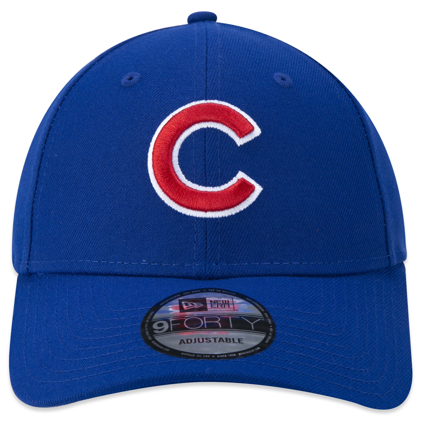 Bone New Era 9FORTY Snapback MLB Chicago Cubs Aba Curva Azul Royal Azul 2