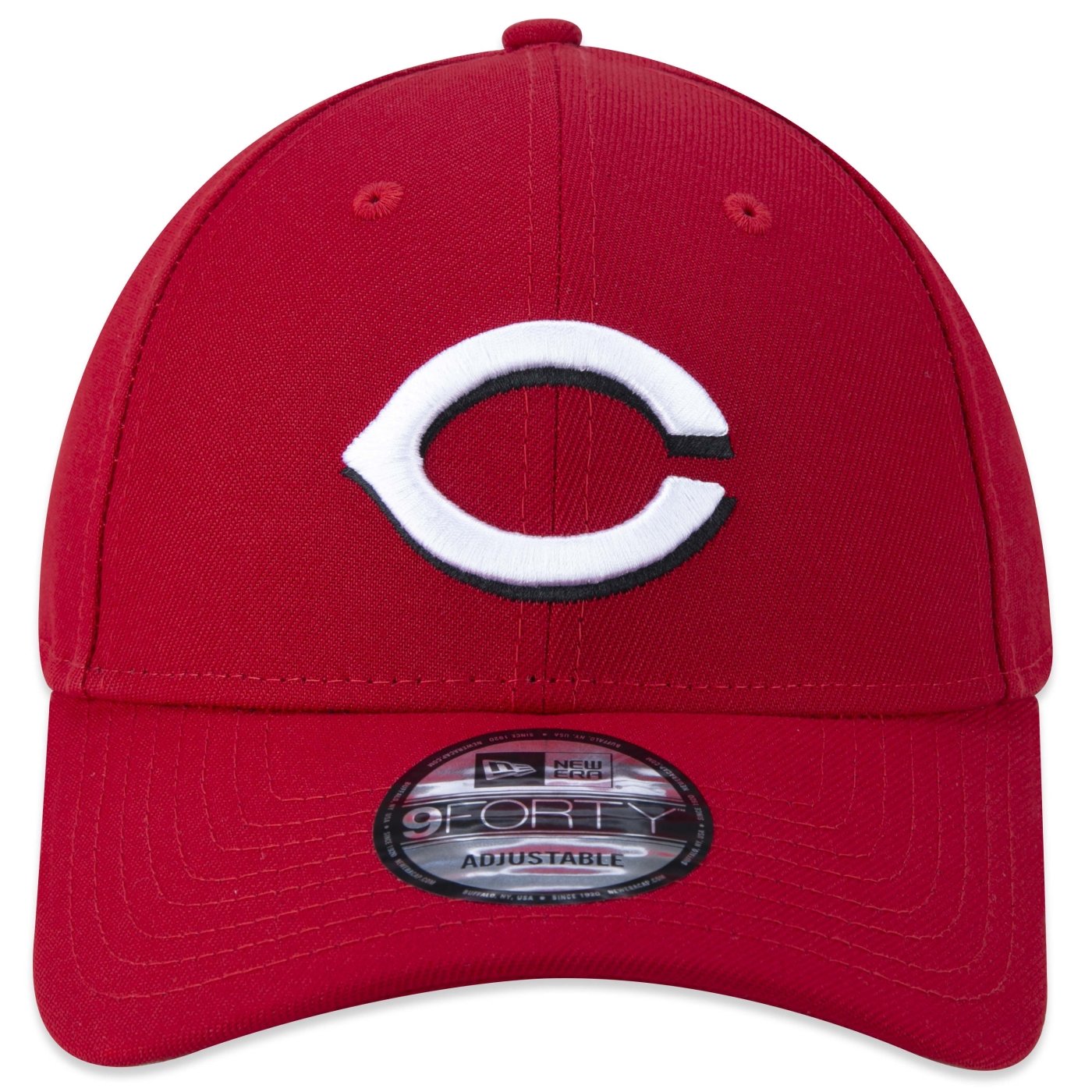Bone New Era 9FORTY Snapback MLB Cincinnati Reds Aba Curva Vermelho Vermelho 2