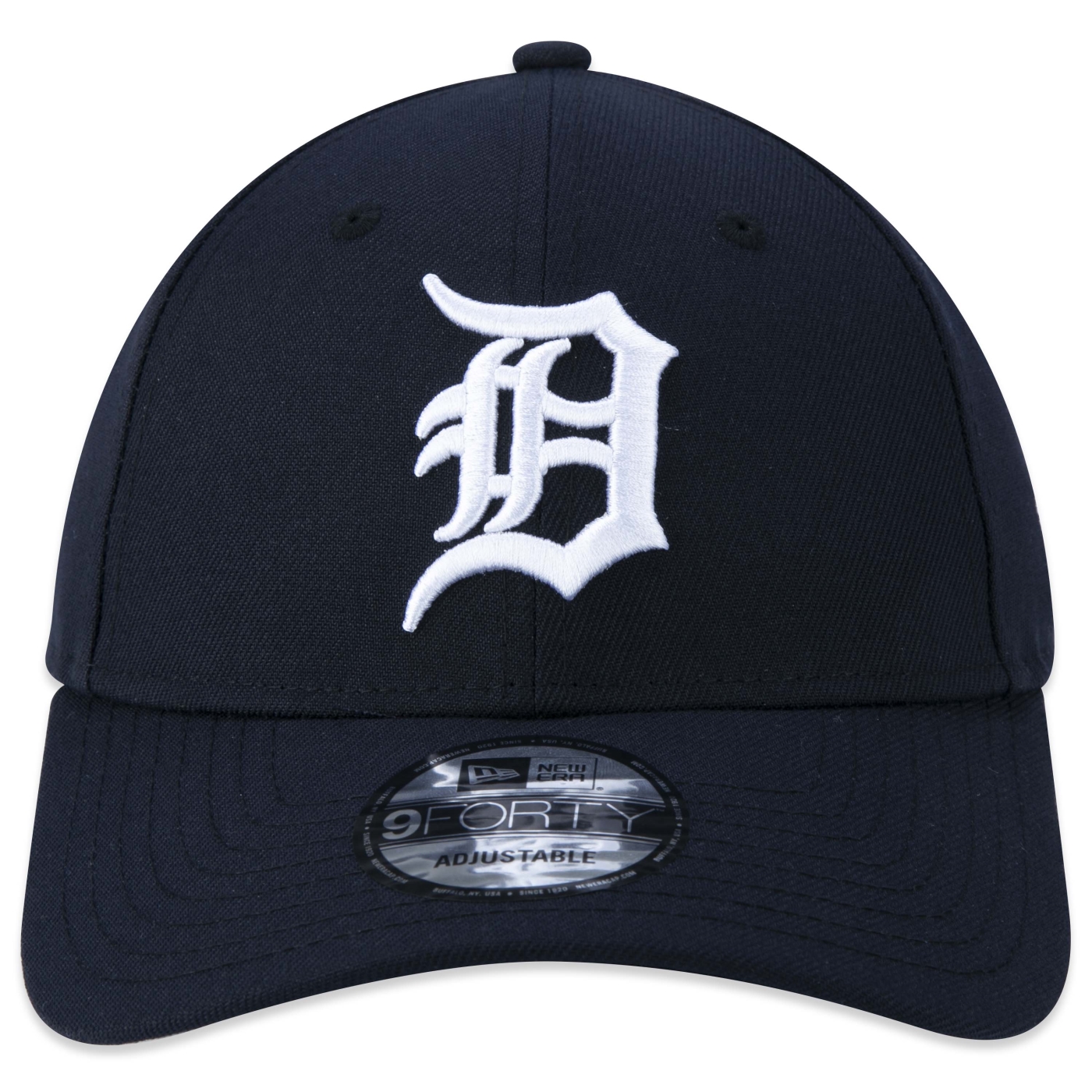 Bone New Era 9FORTY Snapback MLB Detroit Tigers Aba Curva Azul Marinho Azul 2