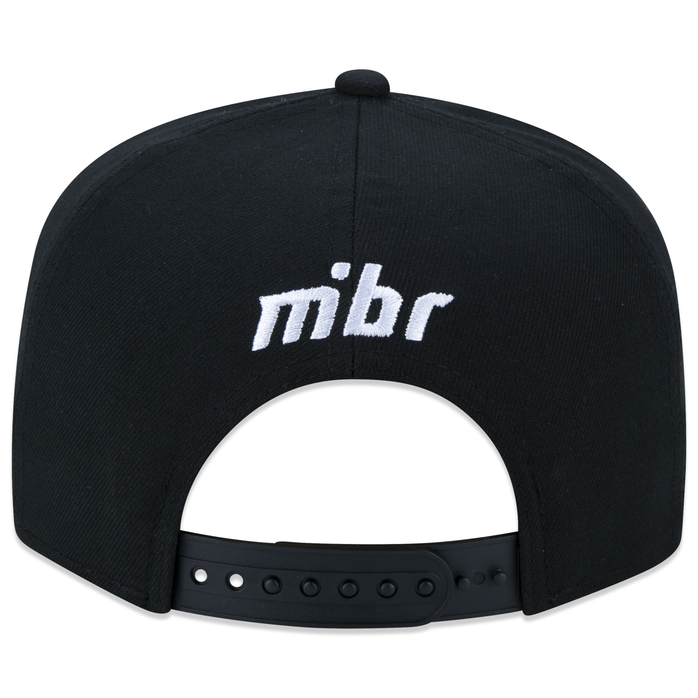 Bone New Era 9FORTY A-Frame Snapback MiBR Aba Curva Preto Preto 4