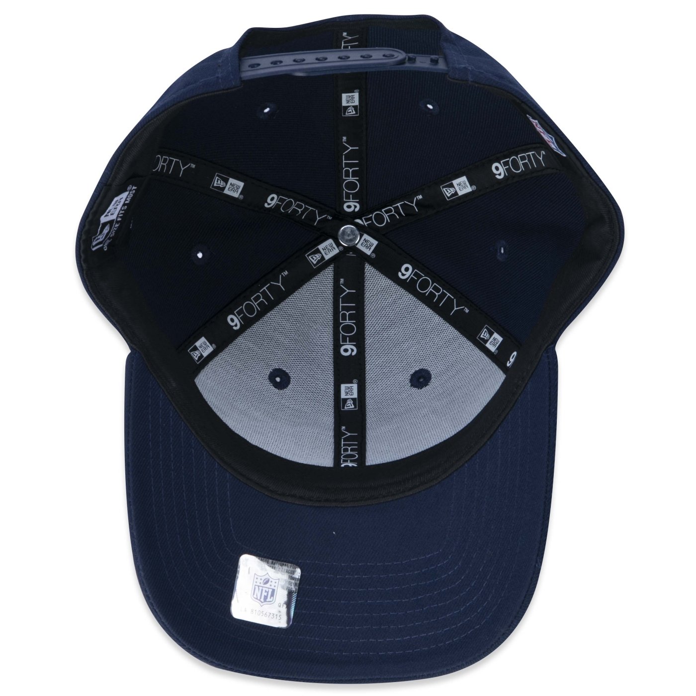 Bone New Era 9FORTY NFL Seattle Seahawks Marinho 5