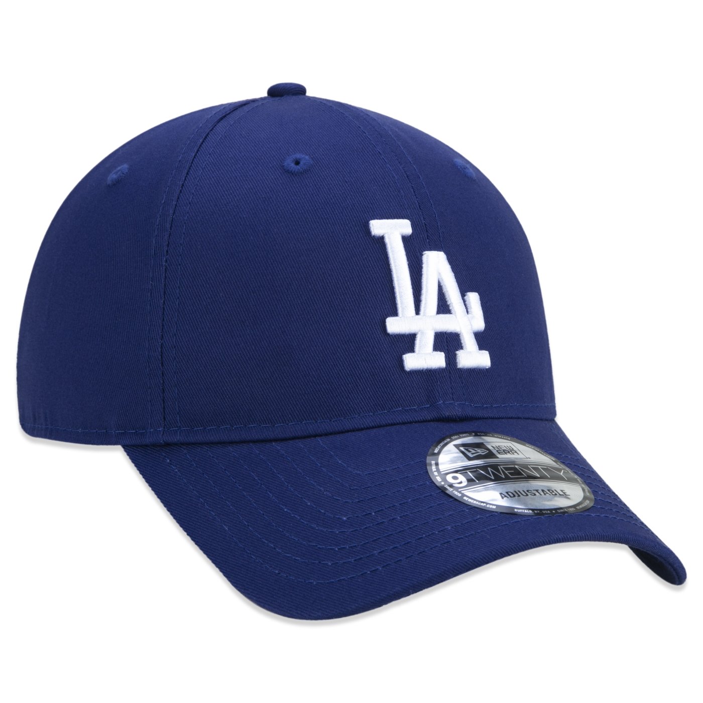 Bone New Era 9TWENTY MLB Los Angeles Dodgers Aba Curva Azul Royal Azul 3