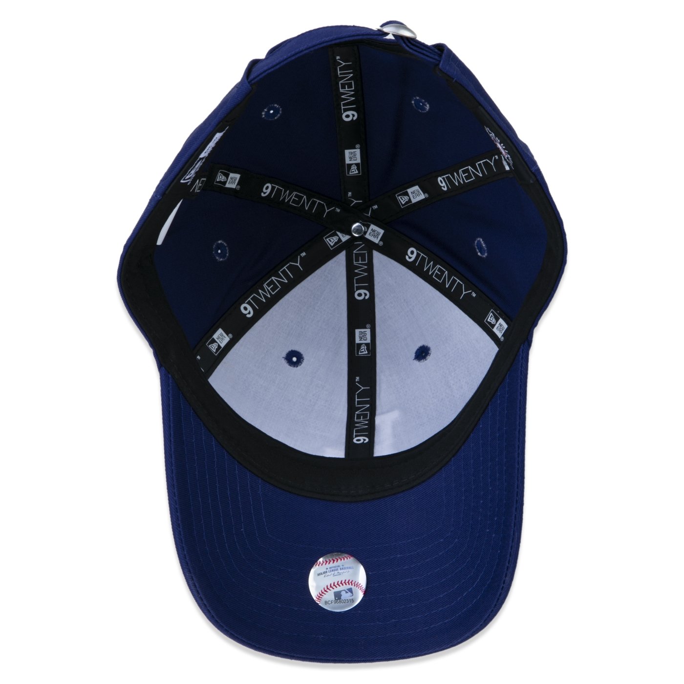 Bone New Era 9TWENTY MLB Los Angeles Dodgers Aba Curva Azul Royal Azul 5
