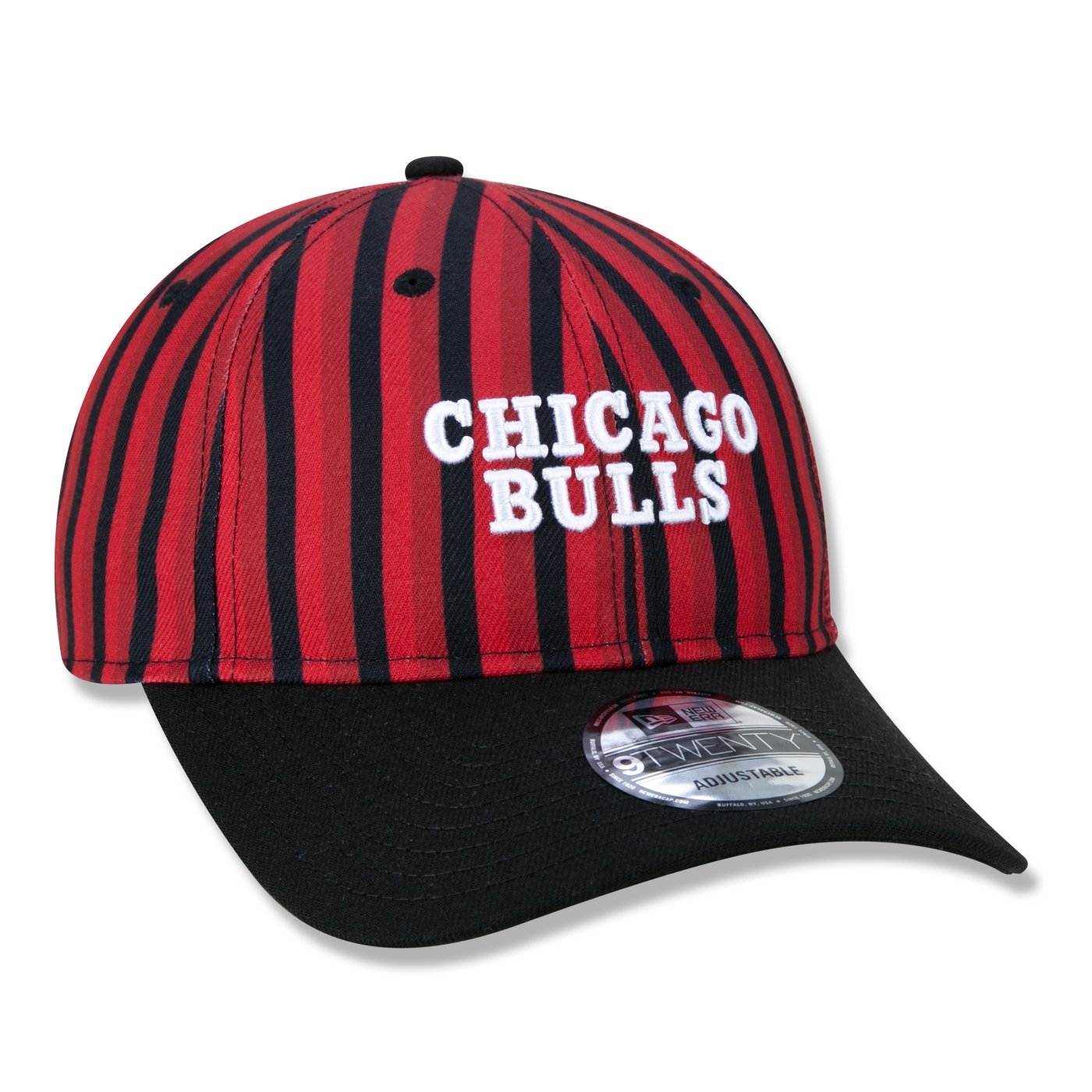 Bone New Era 9TWENTY Strapback Aba Curva NBA Chicago Bulls Soccer Style Preto 3