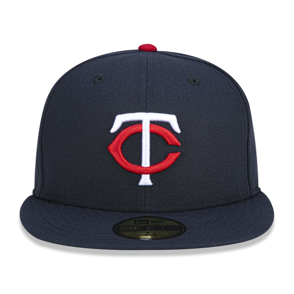 Bone New Era 59FIFTY MLB Minnesota Twins Game Cap Game Cap Azul Marinho 2