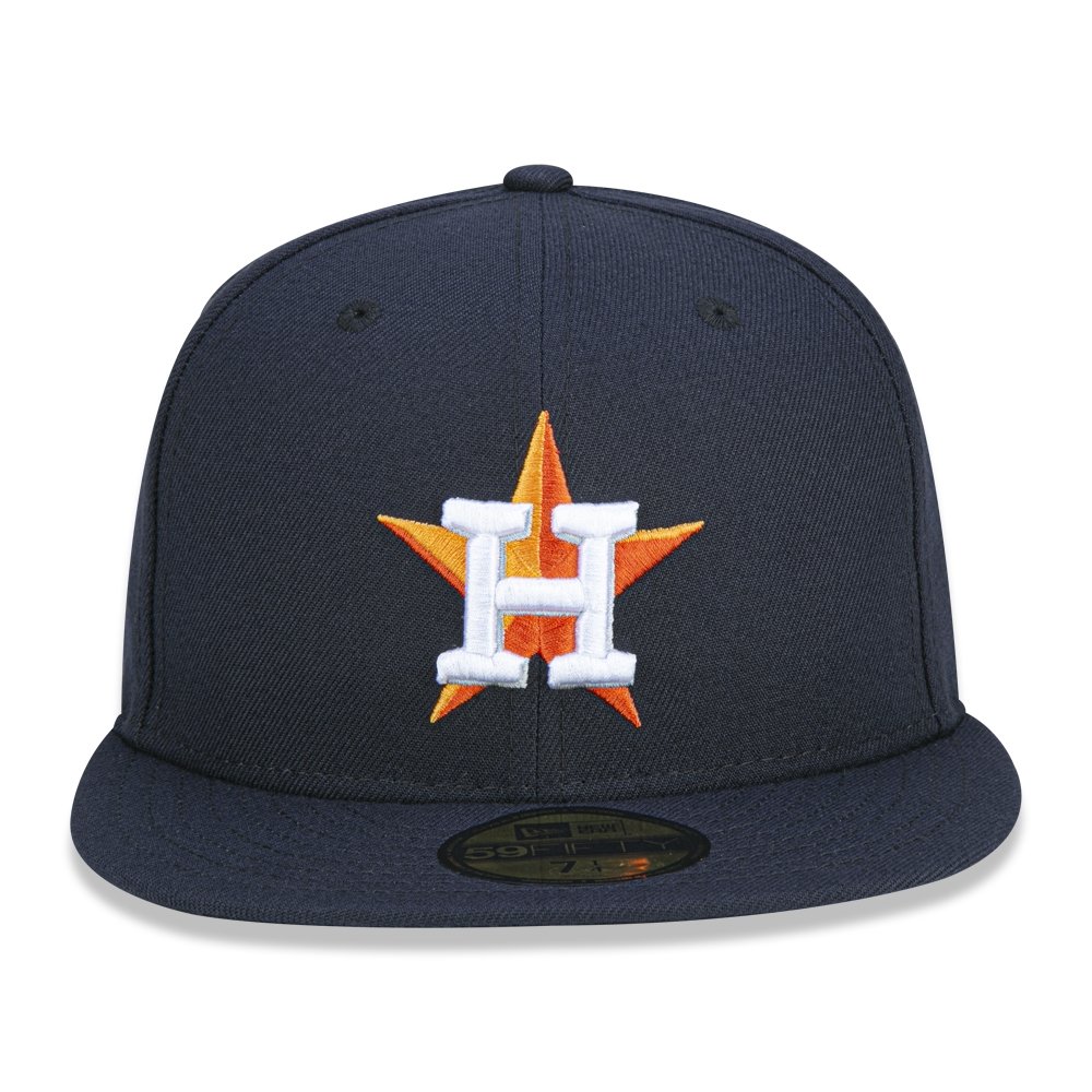 Bone New Era 59FIFTY Houston Astros MLB Azul 2