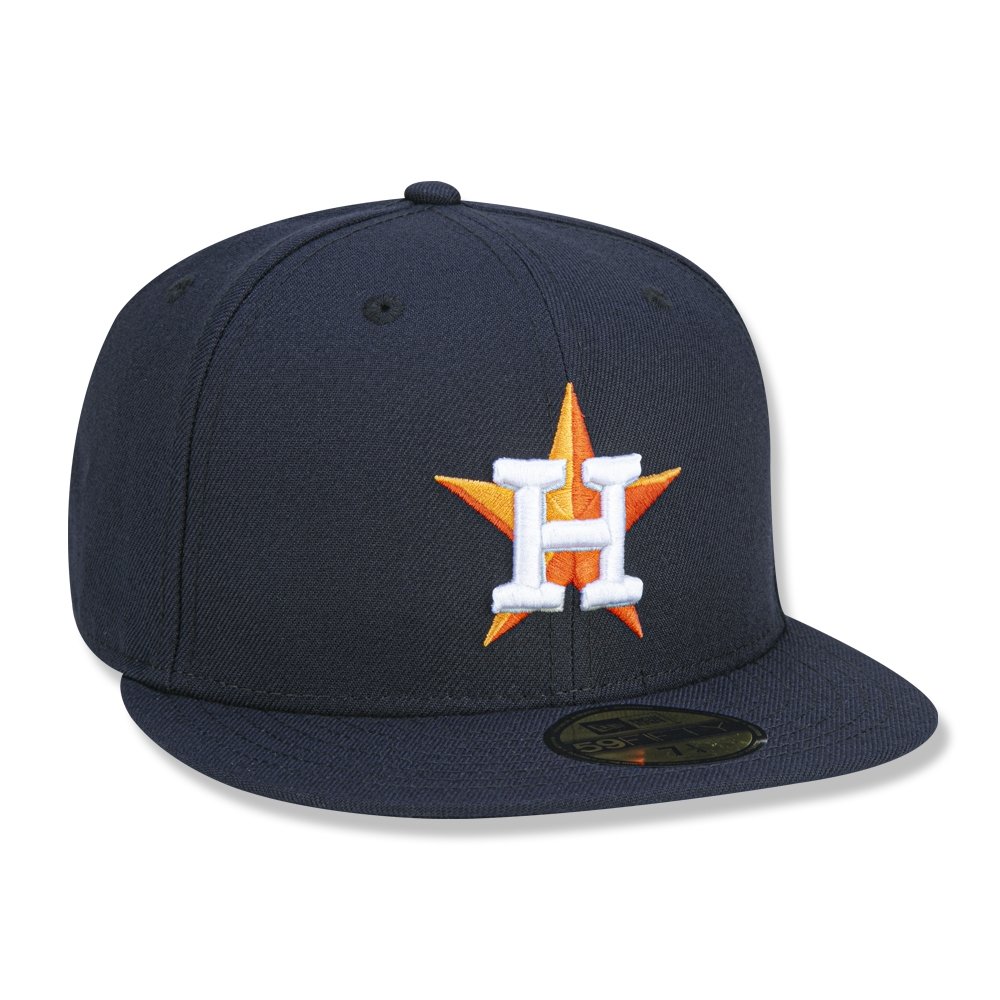 Bone New Era 59FIFTY Houston Astros MLB Azul 3