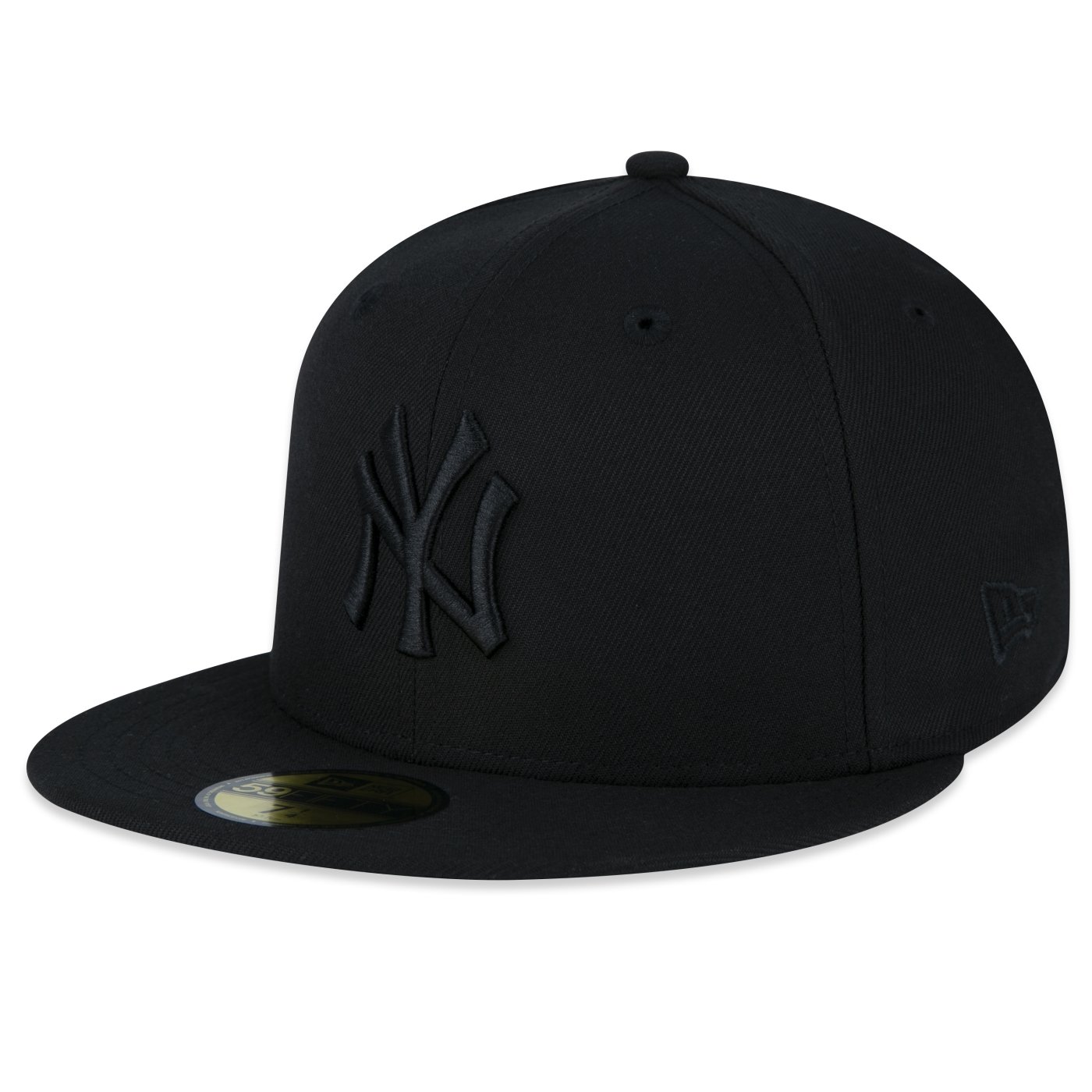 Bone New Era 59FIFTY Fitted MLB New York Yankees Preto 2