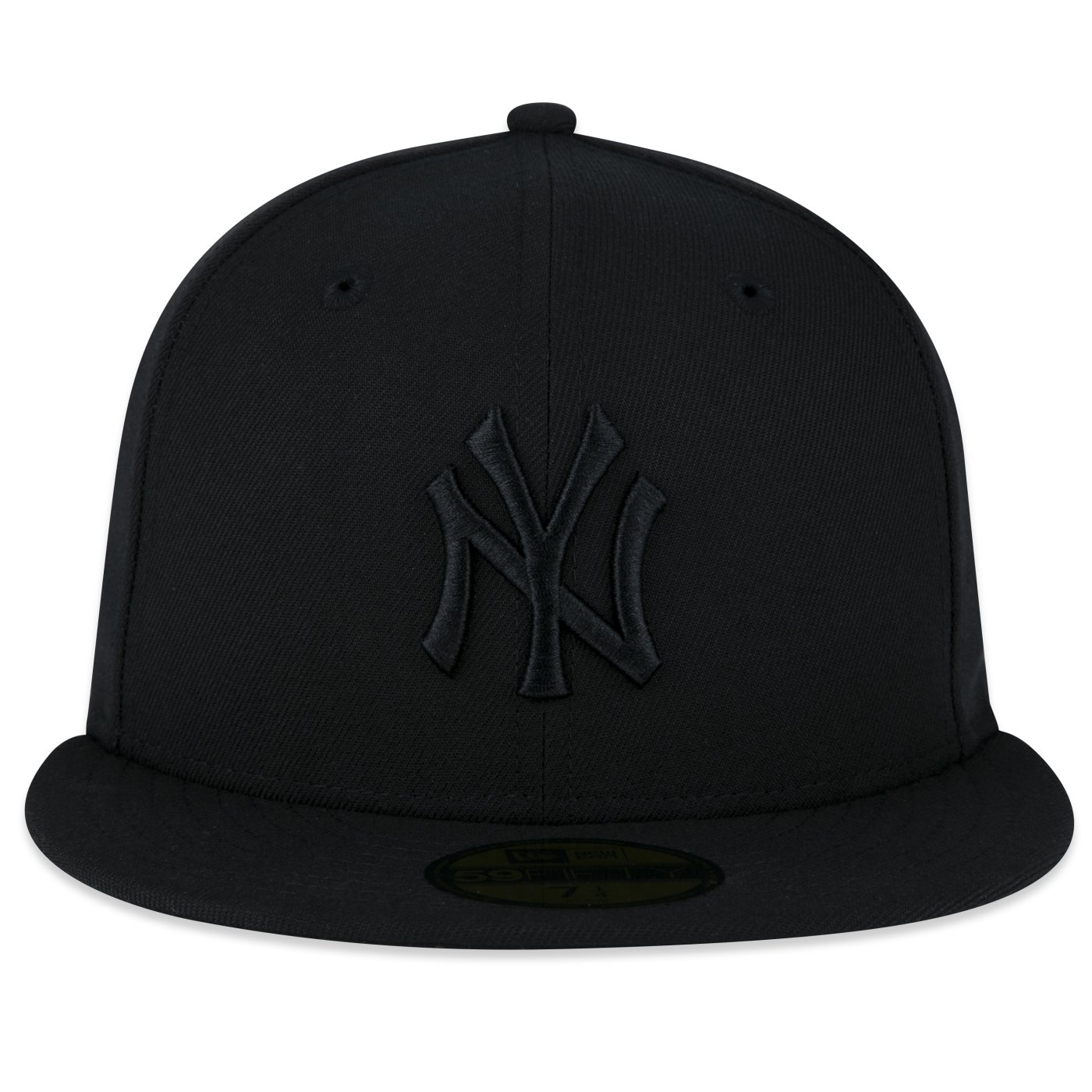 Bone New Era 59FIFTY Fitted MLB New York Yankees Preto 6