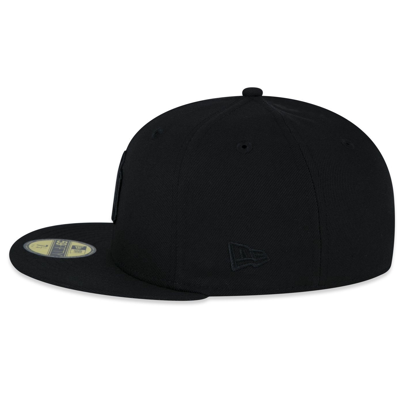 Bone New Era 59FIFTY Fitted MLB New York Yankees Preto 7
