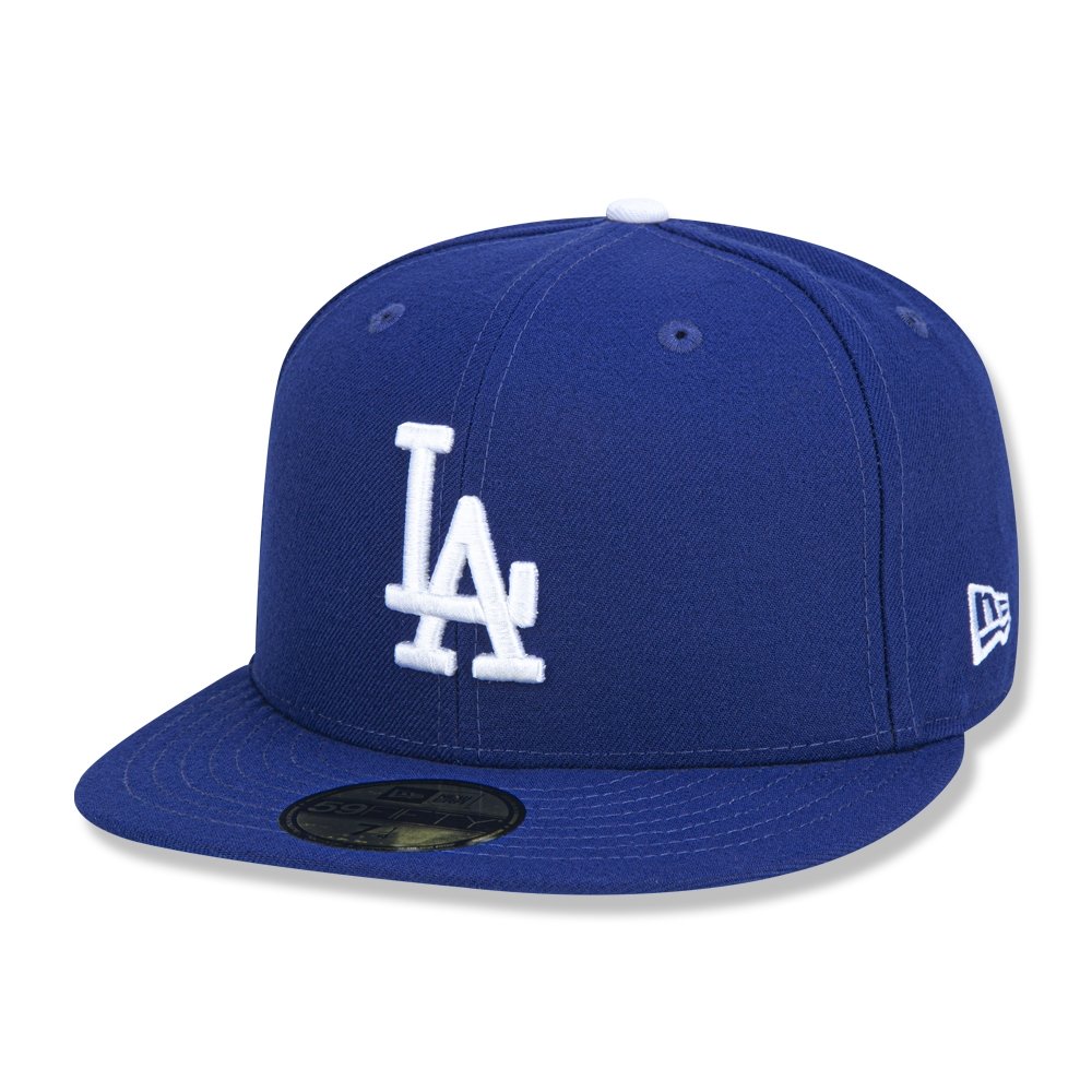 Bone New Era 59FIFTY Los Angeles Dodgers MLB Azul 1