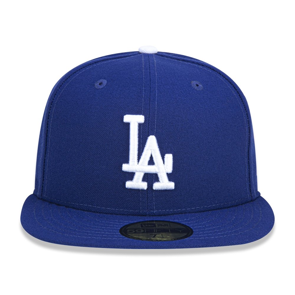 Bone New Era 59FIFTY Los Angeles Dodgers MLB Azul 2