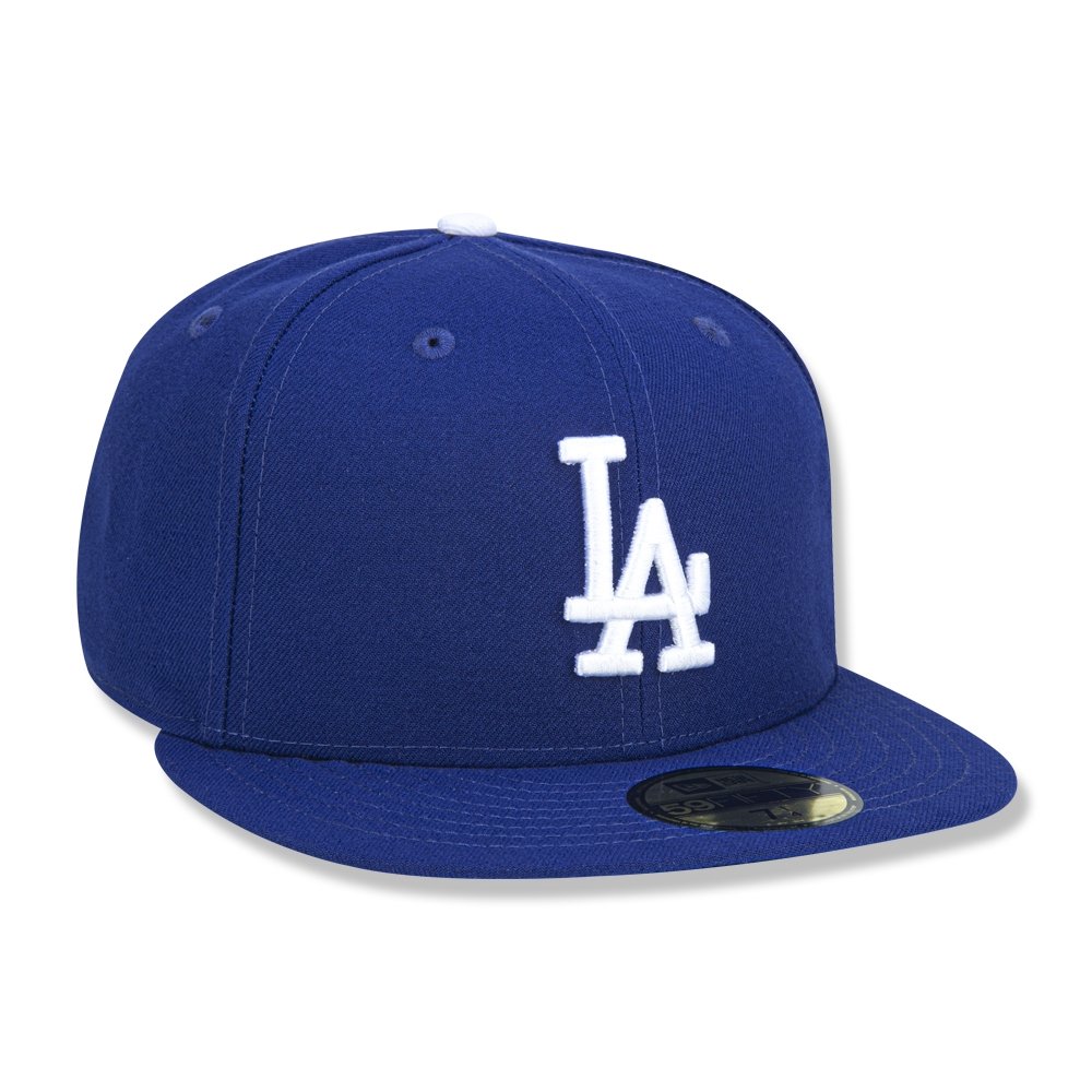 Bone New Era 59FIFTY Los Angeles Dodgers MLB Azul 3