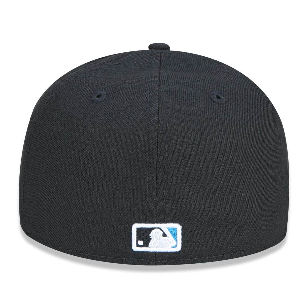 Bone New Era 59FIFTY Miami Marlins MLB Preto 4