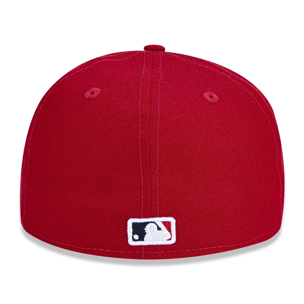 Bone New Era 59FIFTY Saint Louis Cardinals MLB Vermelho