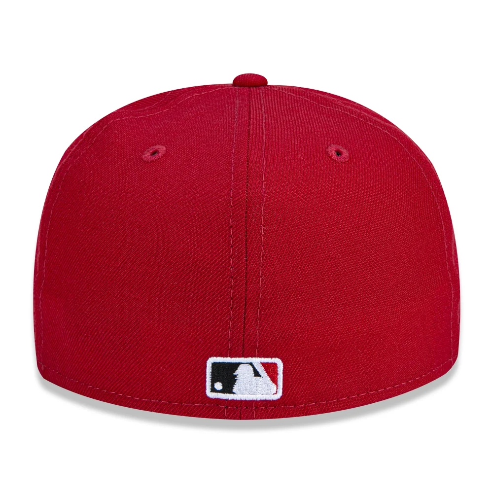 Bone New Era 59FIFTY Cincinnati Reds MLB Vermelho 4