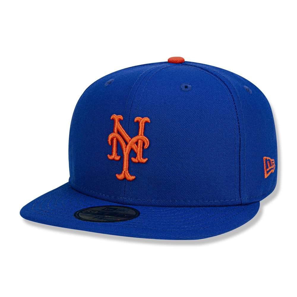 Bone New Era 59FIFTY New York Mets MLB Azul 1
