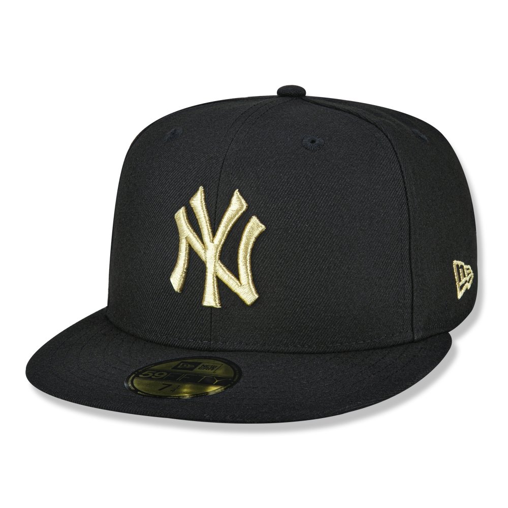 Bone New Era 59FIFTY MLB New York Yankees Preto 1