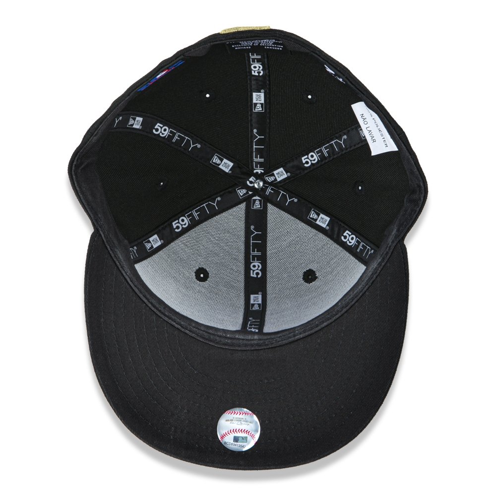 Bone New Era 59FIFTY MLB New York Yankees Preto 5