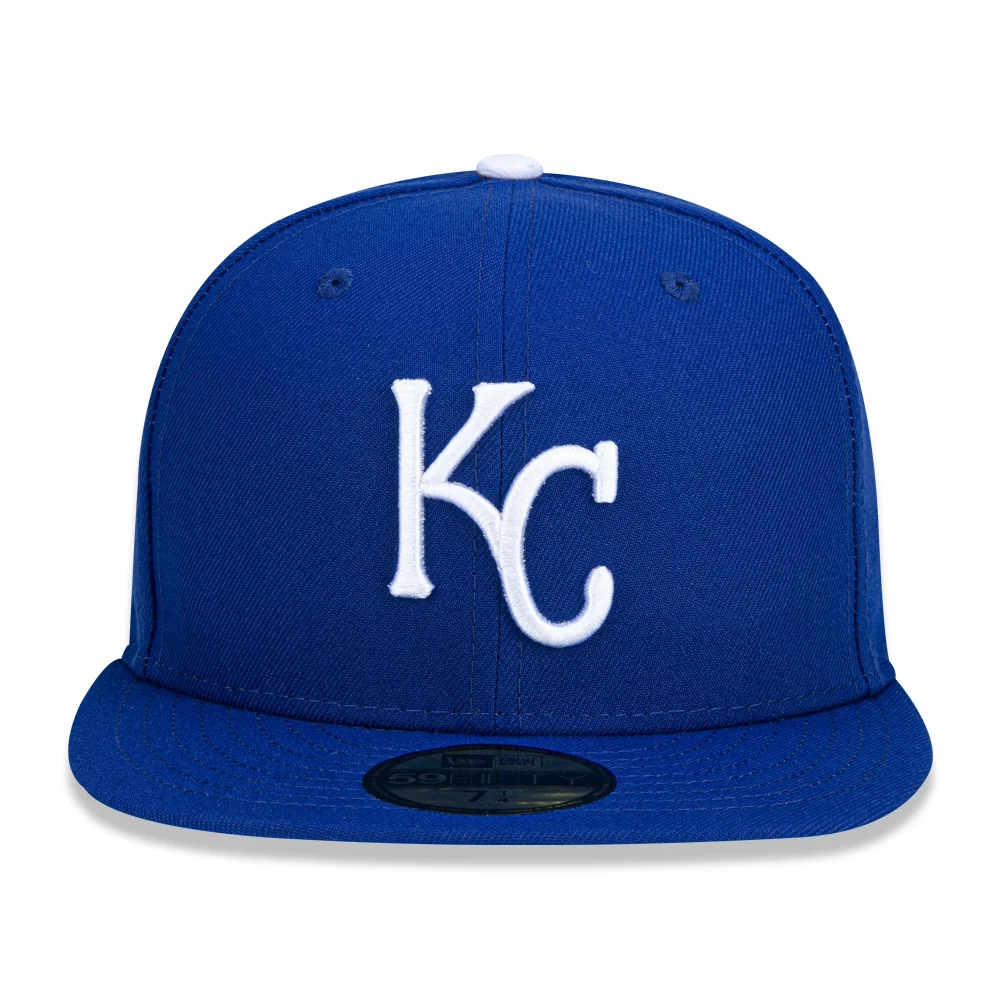 Bone New Era 59FIFTY Kansas City Royals MLB Azul 2