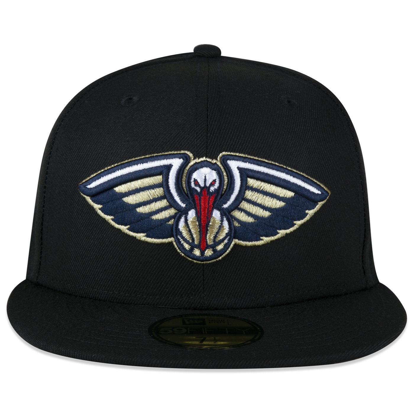 Bone New Era 59FIFTY Aba Reta NBA New Orleans Pelicans Preto 2