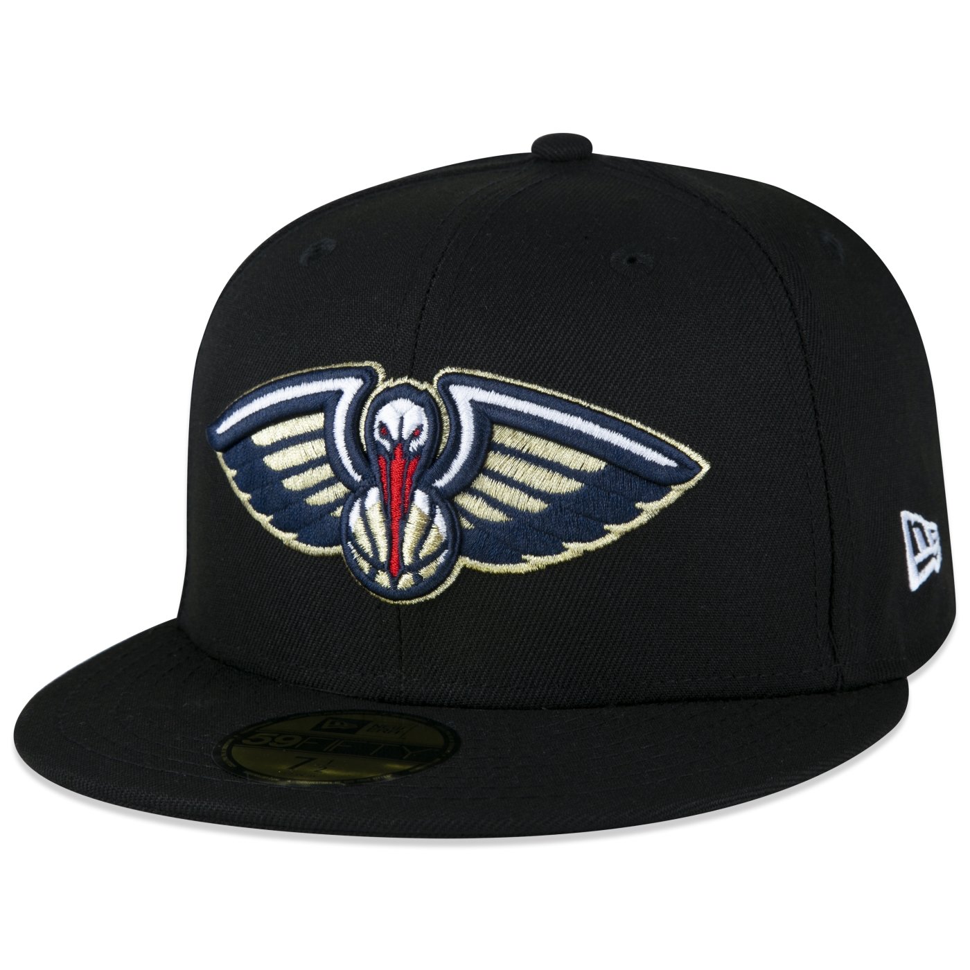 Bone New Era 59FIFTY Aba Reta NBA New Orleans Pelicans