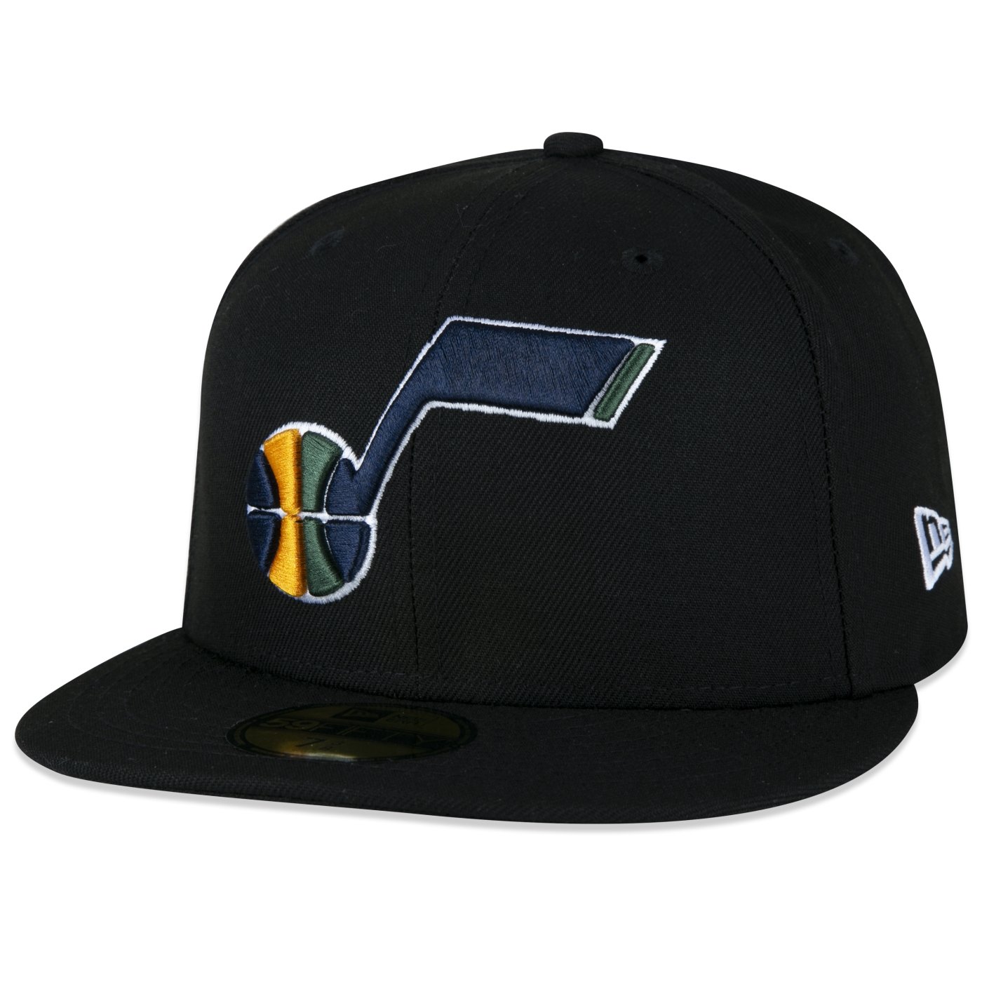 Bone New Era 59FIFTY Aba Reta NBA Utah Jazz Preto 1