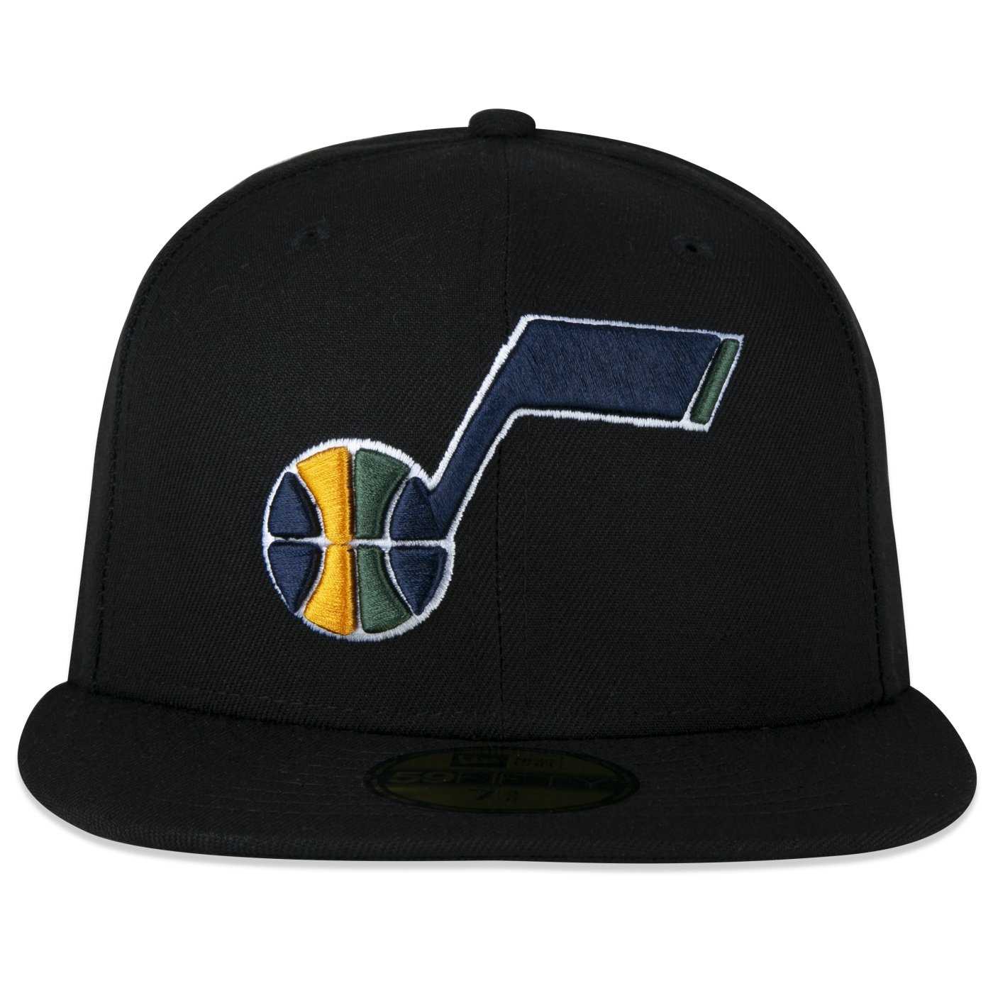 Bone New Era 59FIFTY Aba Reta NBA Utah Jazz Preto 2