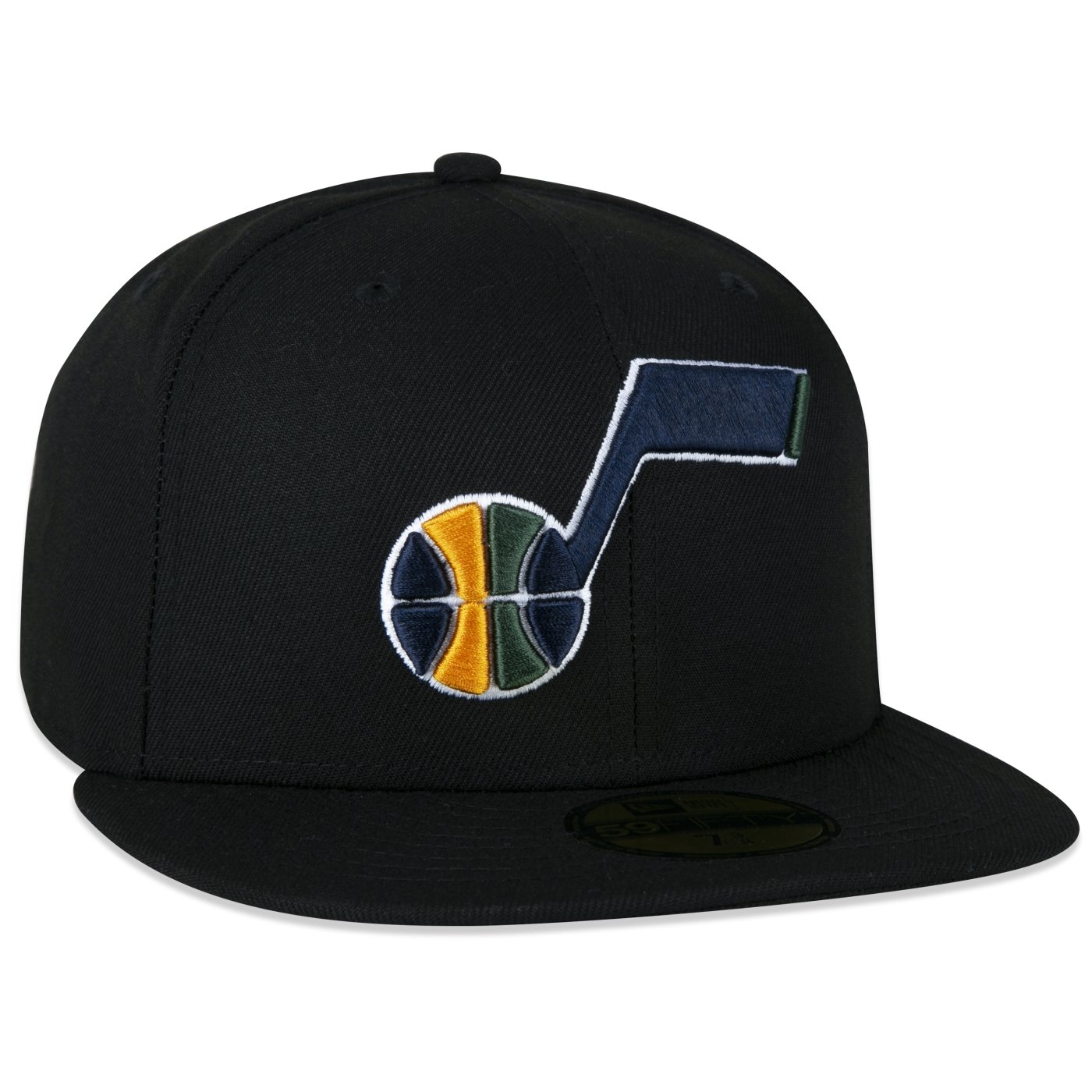 Bone New Era 59FIFTY Aba Reta NBA Utah Jazz Preto 3