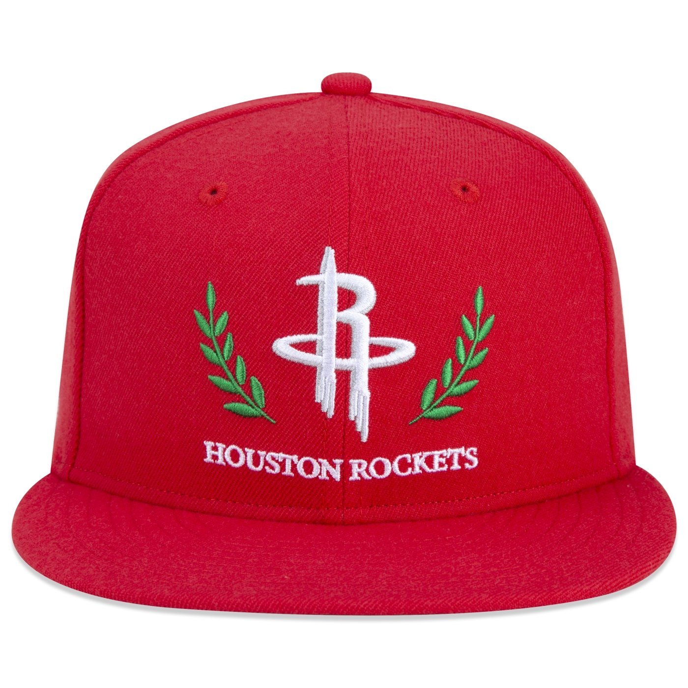 Bone New Era 59FIFTY NBA Houston Rockets Vintage Aba Reta Vermelho Vermelho