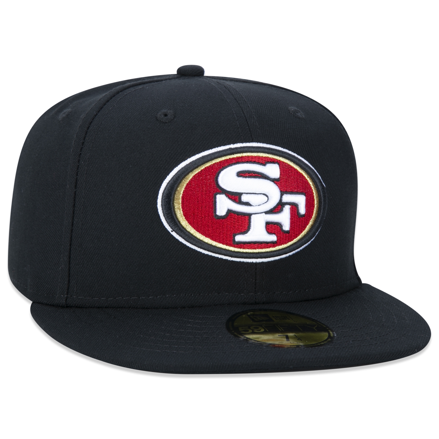 Bone New Era 59FIFTY Aba Reta NFL San Francisco 49ers Preto 3