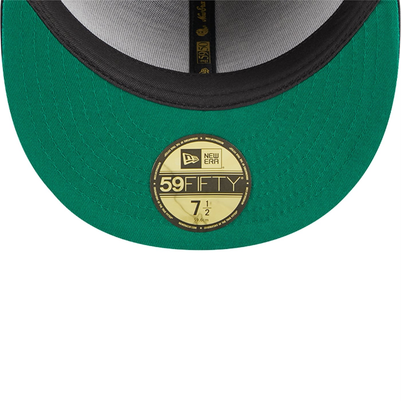 Bone New Era 59FIFTY Fitted Chicago Cubs Aba Reta Preto 5