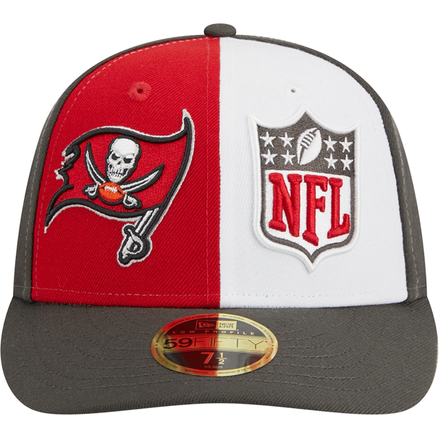 Bone New Era 59FIFTY Fitted Low Profile Tampa Bay Buccaneers Sideline 2023 Branco 3