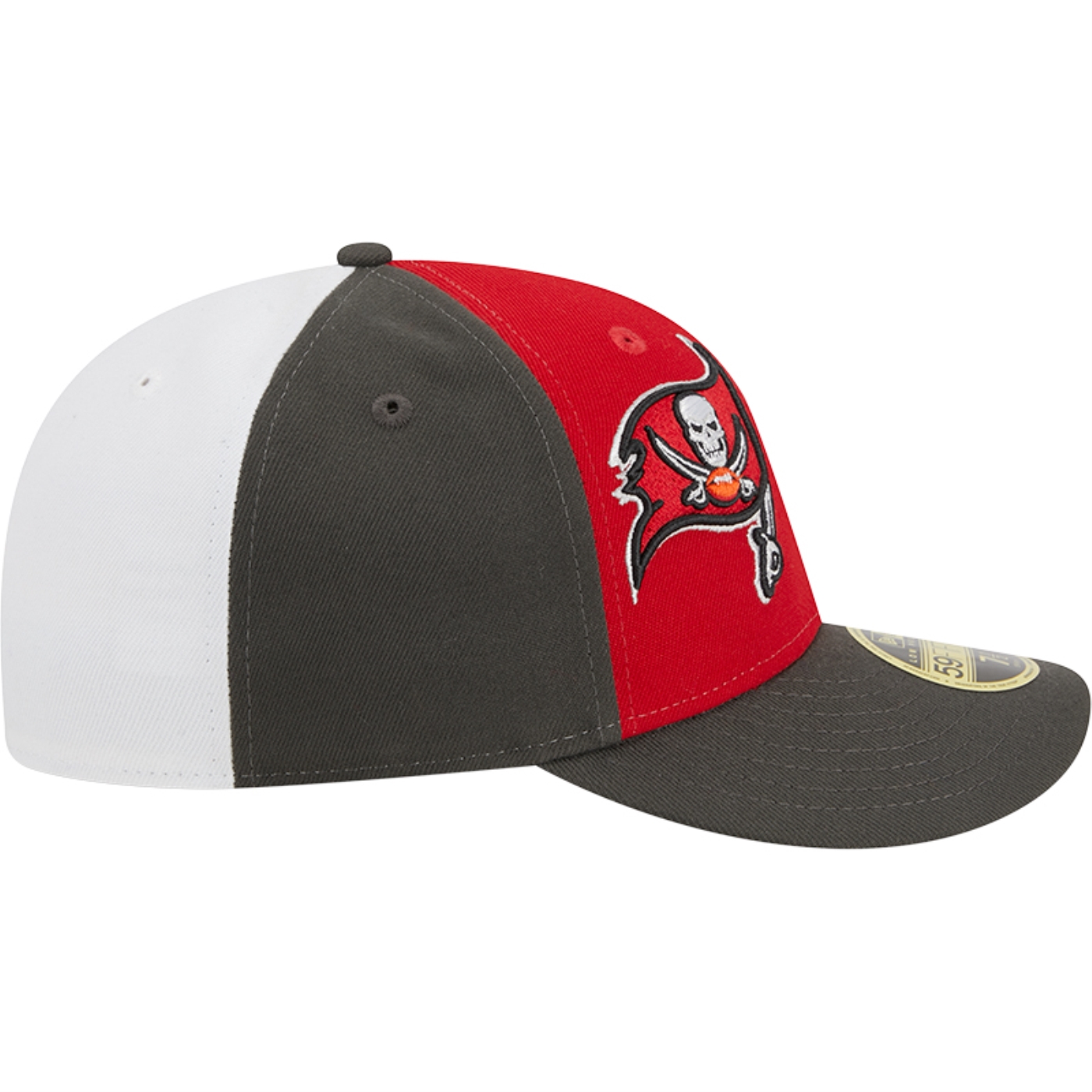 Bone New Era 59FIFTY Fitted Low Profile Tampa Bay Buccaneers Sideline 2023 Branco 5