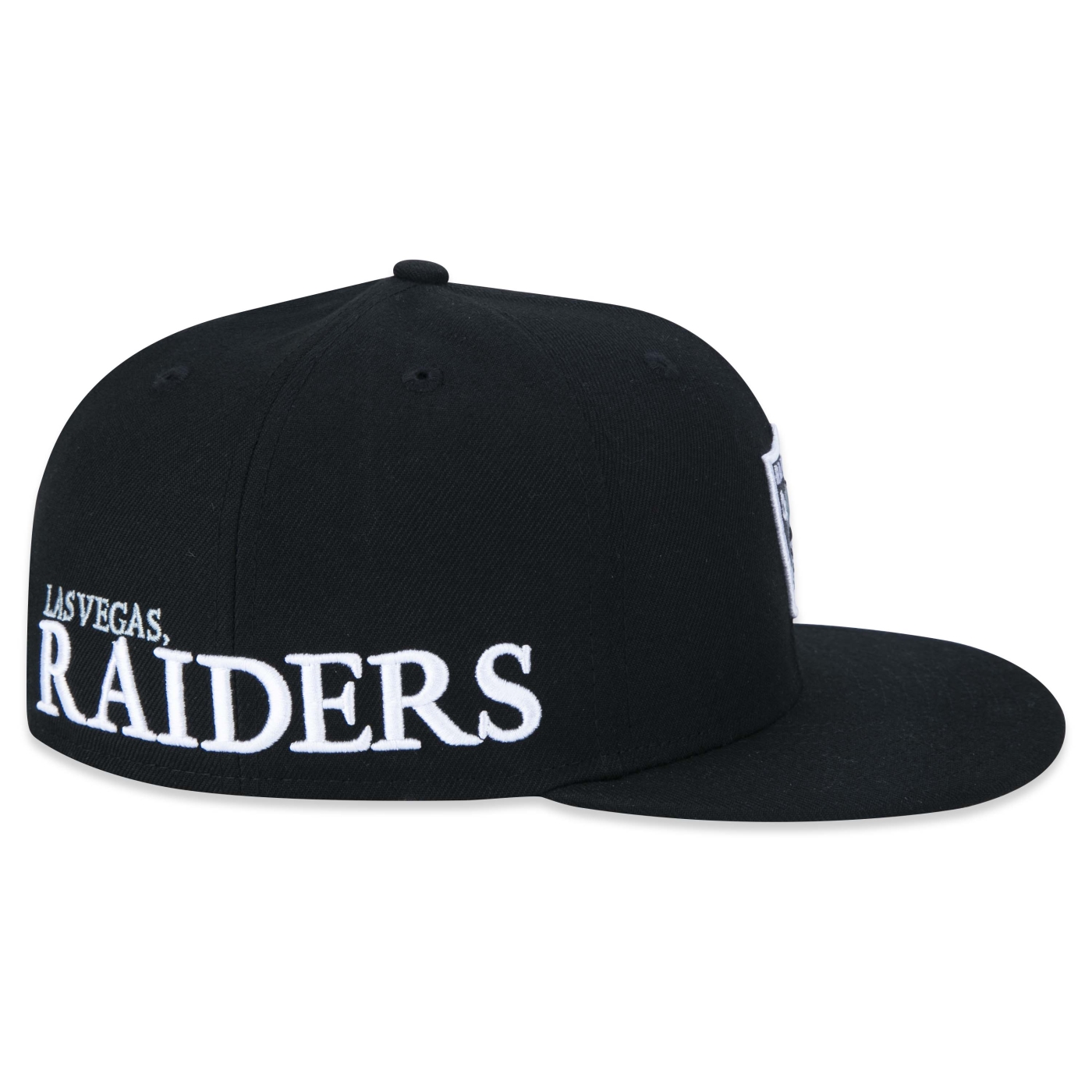 Bone New Era 59FIFTY Fitted NFL Las Vegas Raiders Freestyle Preto 6