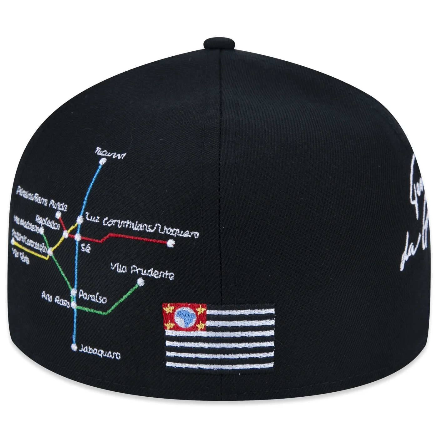 Bone New Era 59FIFTY Fitted Cidade de Sao Paulo Core Preto 4