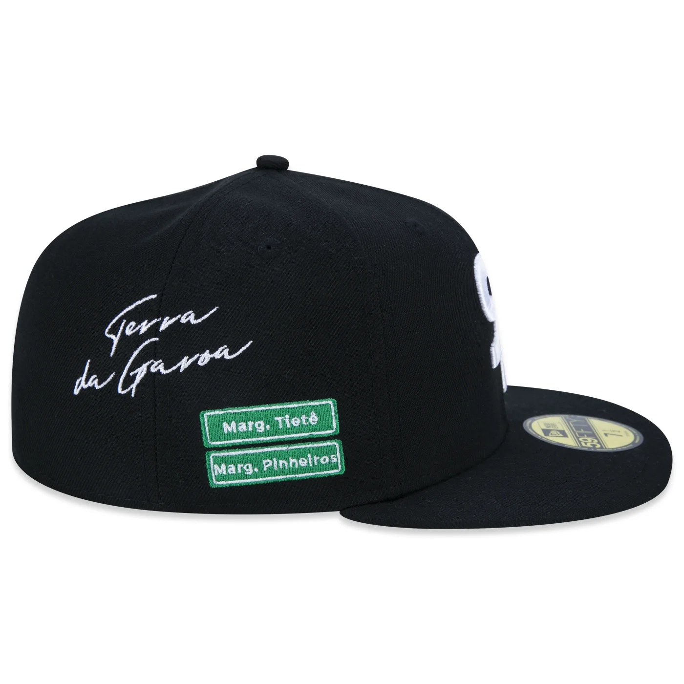 Bone New Era 59FIFTY Fitted Cidade de Sao Paulo Core Preto 6