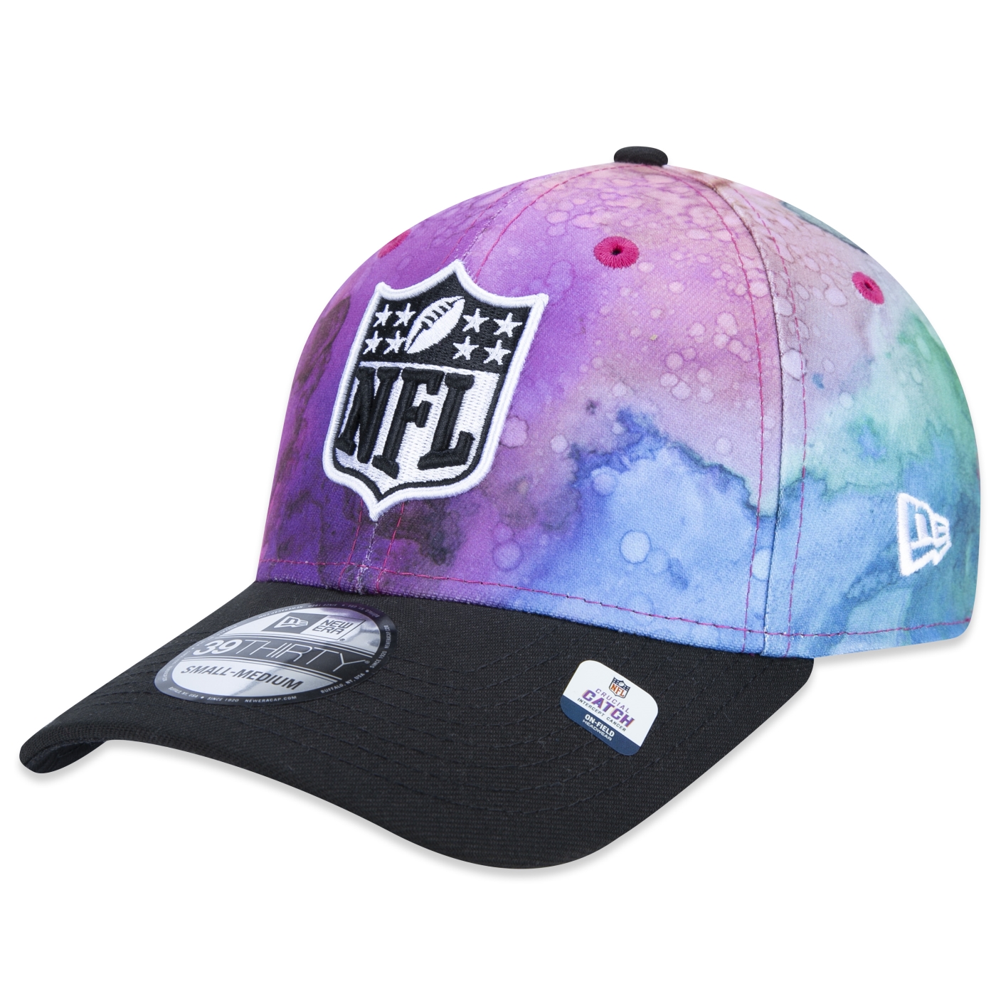 New Era 2022 Crucial Catch 39THIRTY Stretch Fit Hat, M/L, Tie Dye