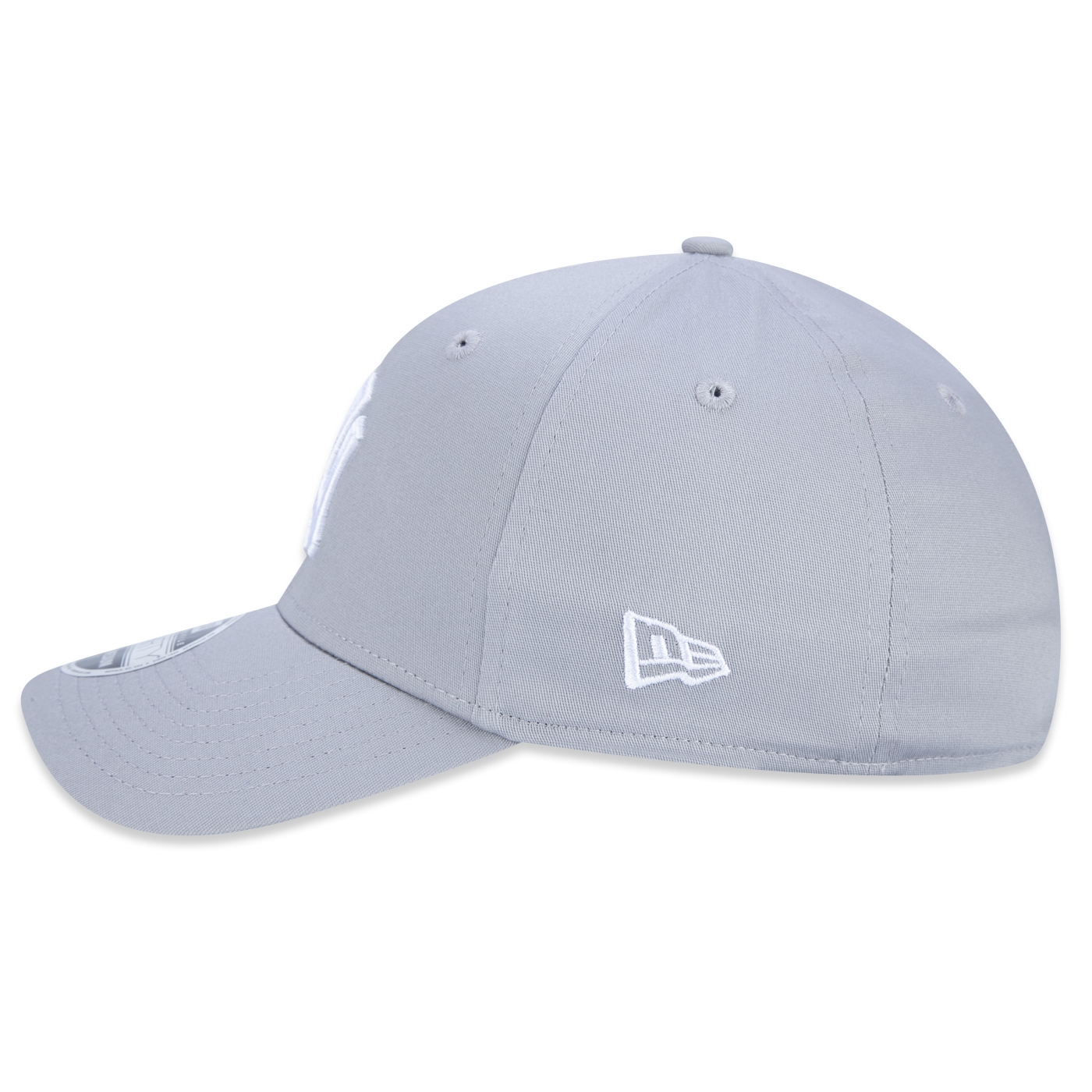 Bone New Era 39THIRTY MLB New York Yankees Cinza 4