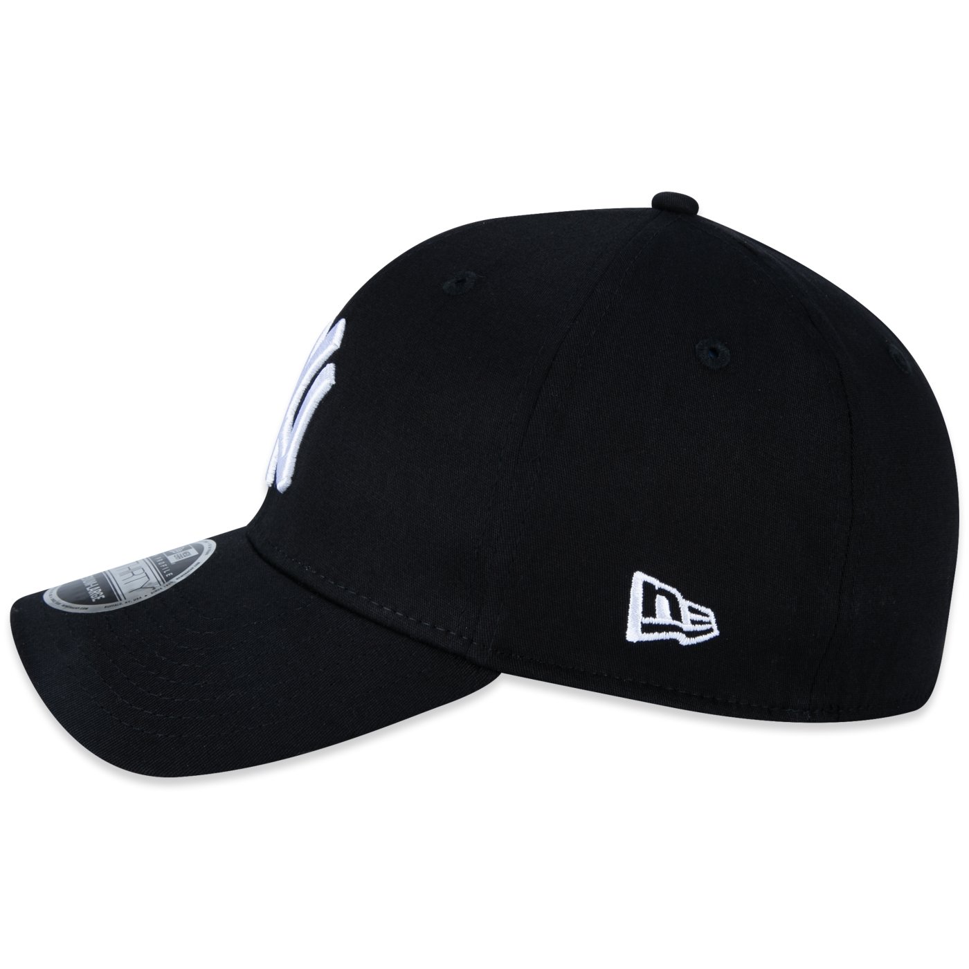 Bone New Era 39THIRTY MLB New York Yankees Preto 4