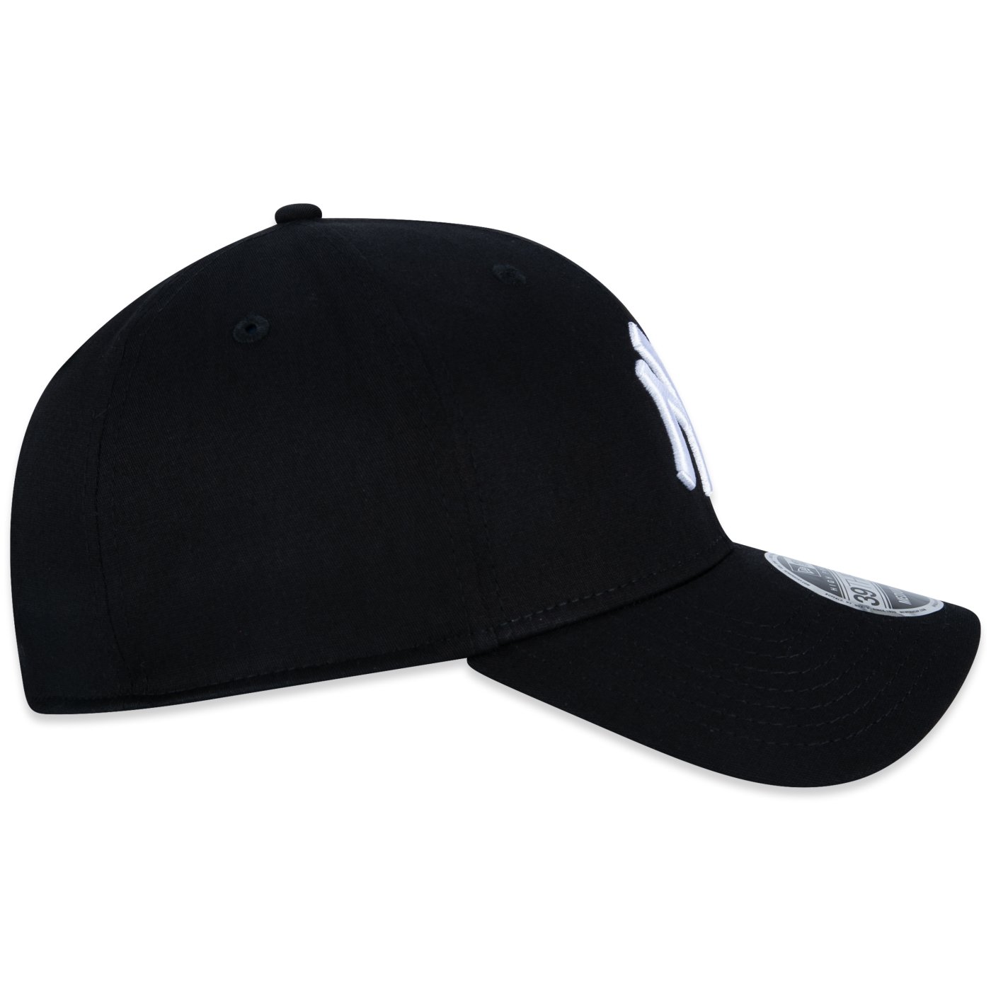 Bone New Era 39THIRTY MLB New York Yankees Preto 5