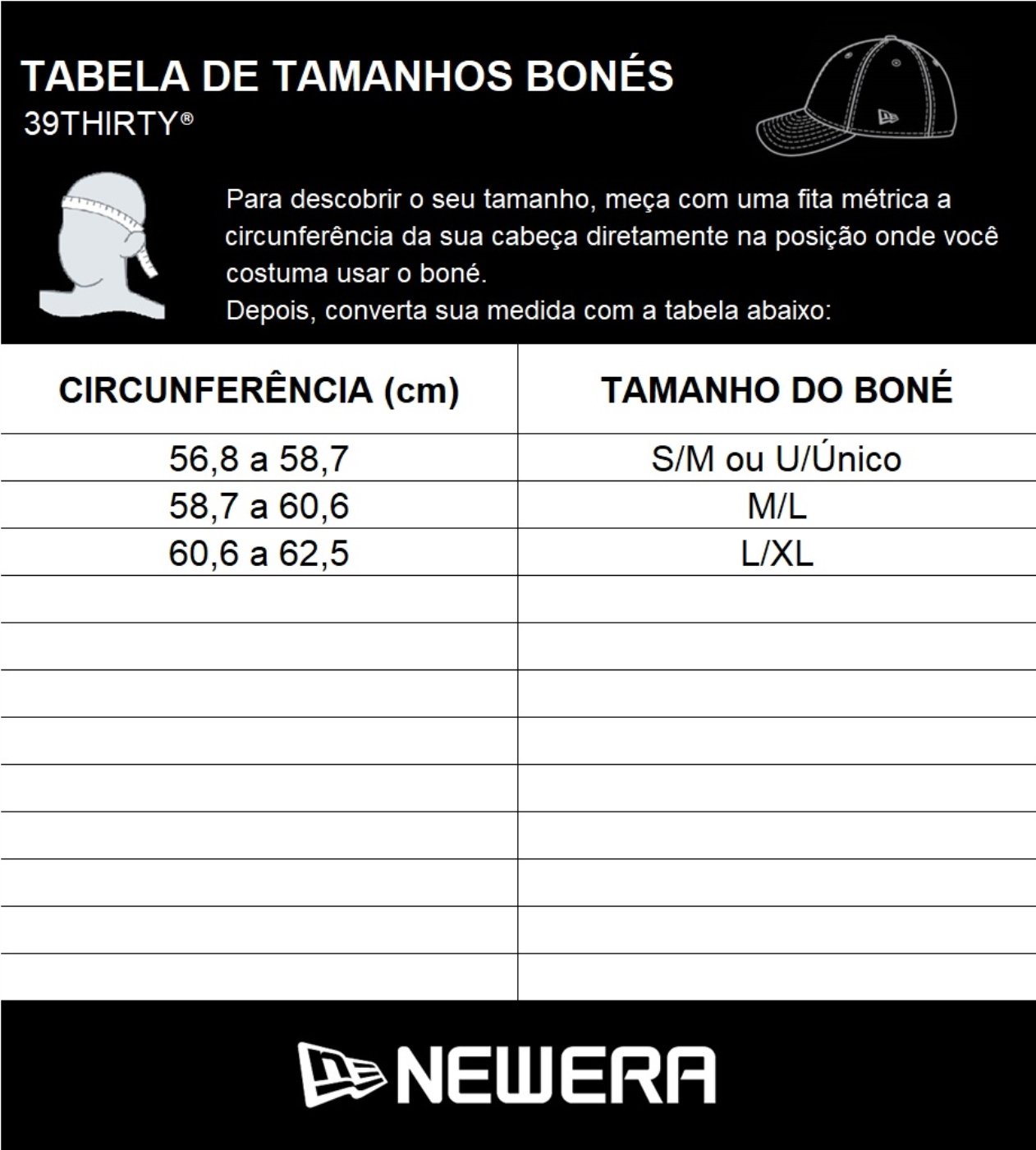Bone New Era 39THIRTY MLB New York Yankees Preto 8