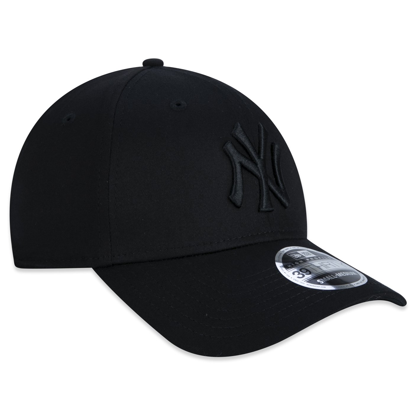 Bone New Era 39THIRTY MLB New York Yankees Preto 2