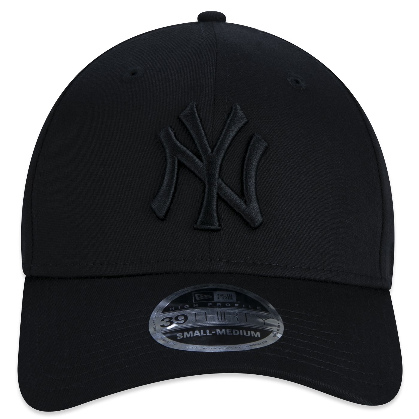 Bone New Era 39THIRTY MLB New York Yankees Preto 3